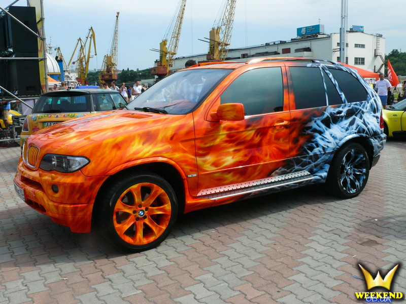 800x600, 214 Kb / х-5, бмв, бумер, тюнинг, аэрография
