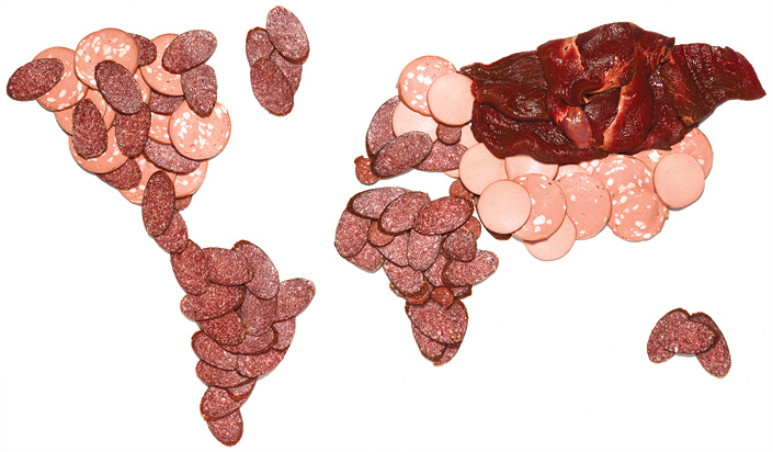 705x412, 133 Kb / мясо, колбаса, карта