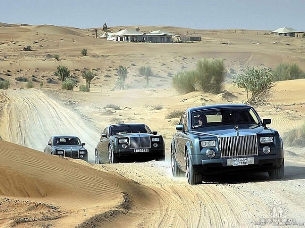 604x453, 116 Kb / роллс, машина, пустыня