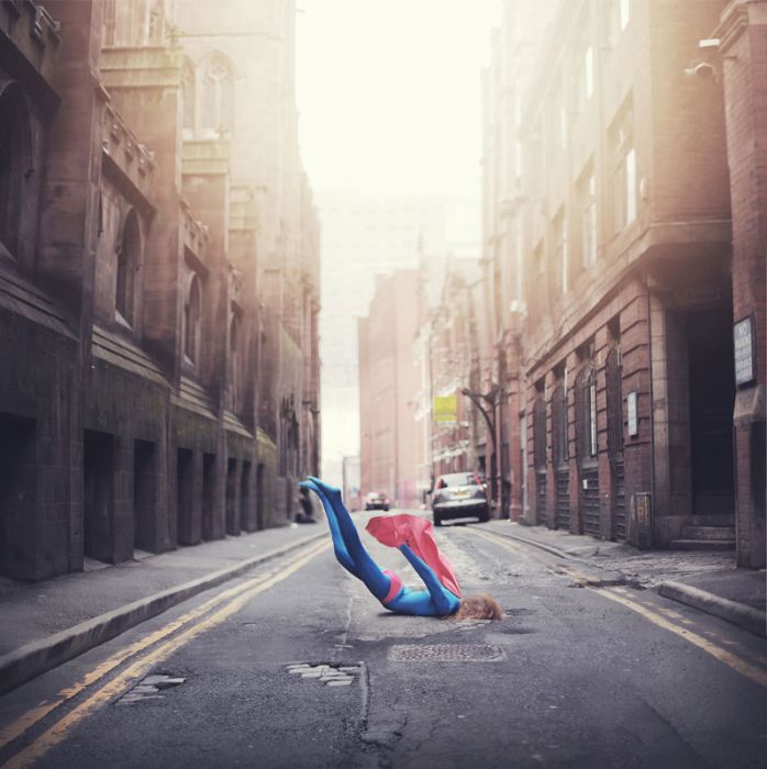 698x700, 62 Kb / супермен, асфальт