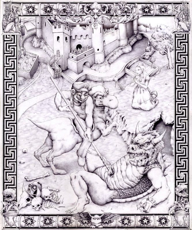 666x798, 186 Kb / марио, босс, принцесса, гаврюра