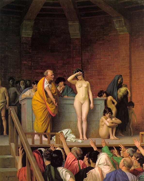 594x750, 103 Kb / аукцион, рабы, Jean-Leon Gerome