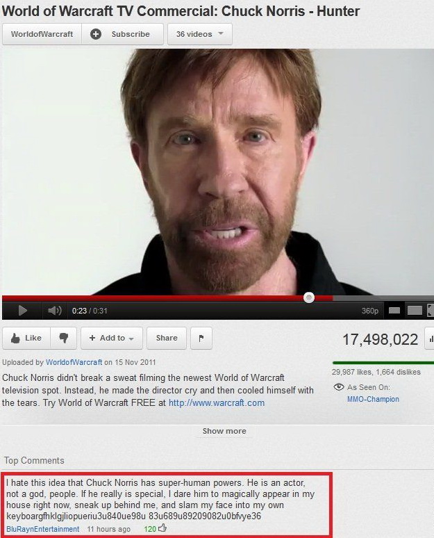 625x774, 148 Kb / чак норрис, ютьюб, youtube, wow