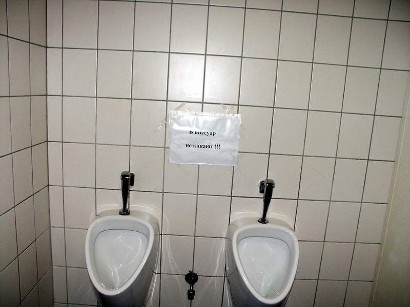 800x600, 41 Kb / писсуар, объявление