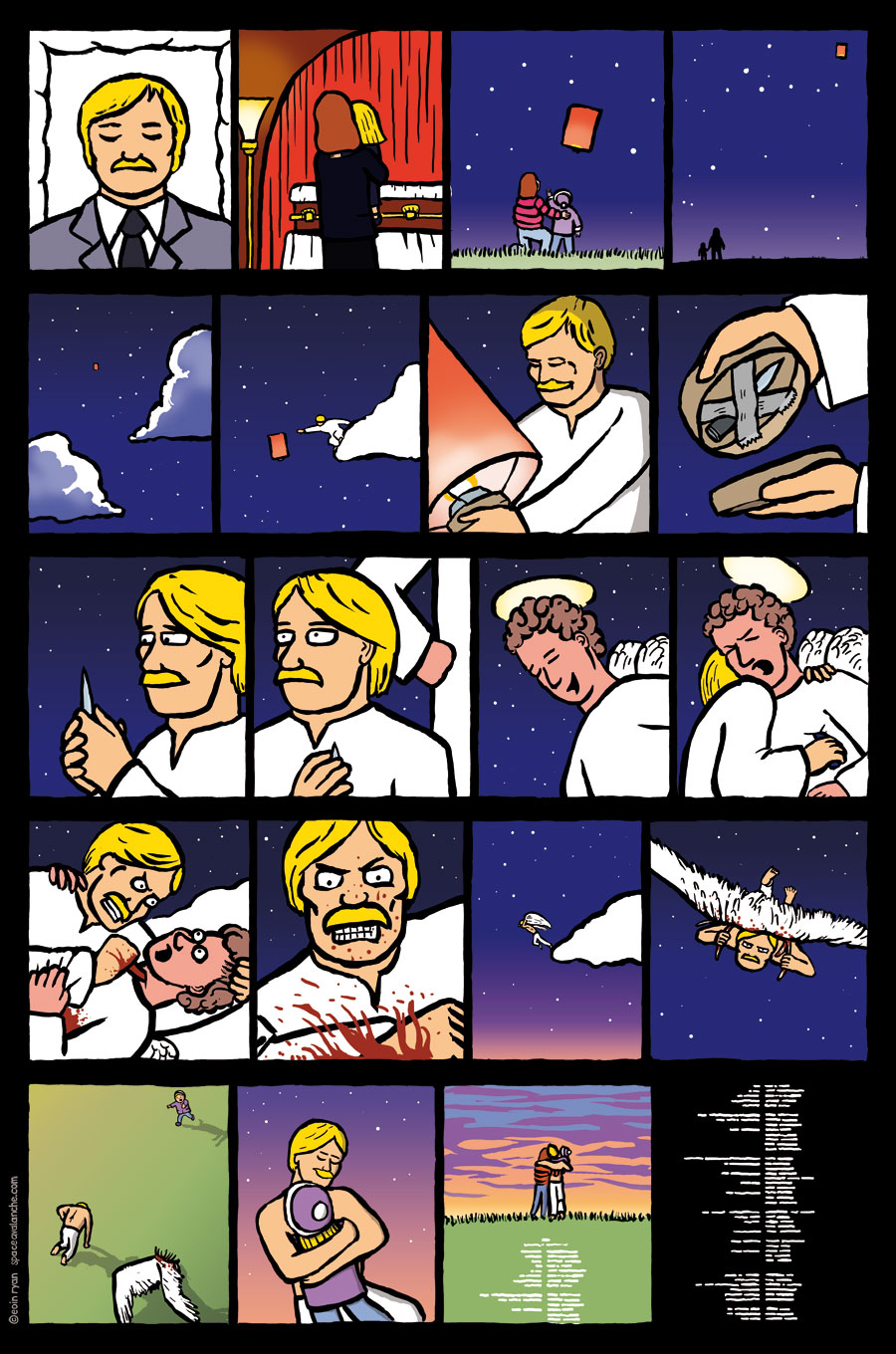 900x1360, 281 Kb / смерть, ангел, убийство, реинкарнация, крылья, комикс