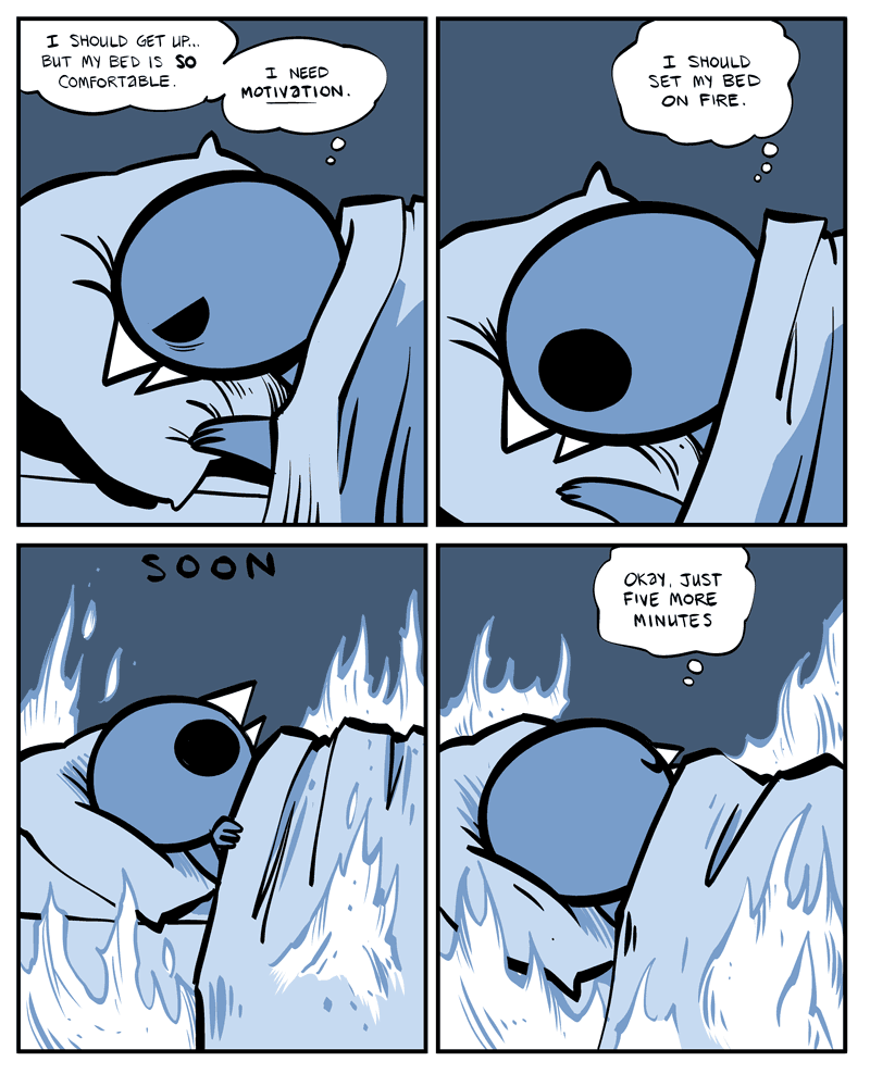 800x988, 86 Kb / комикс, утро, птица, пожар