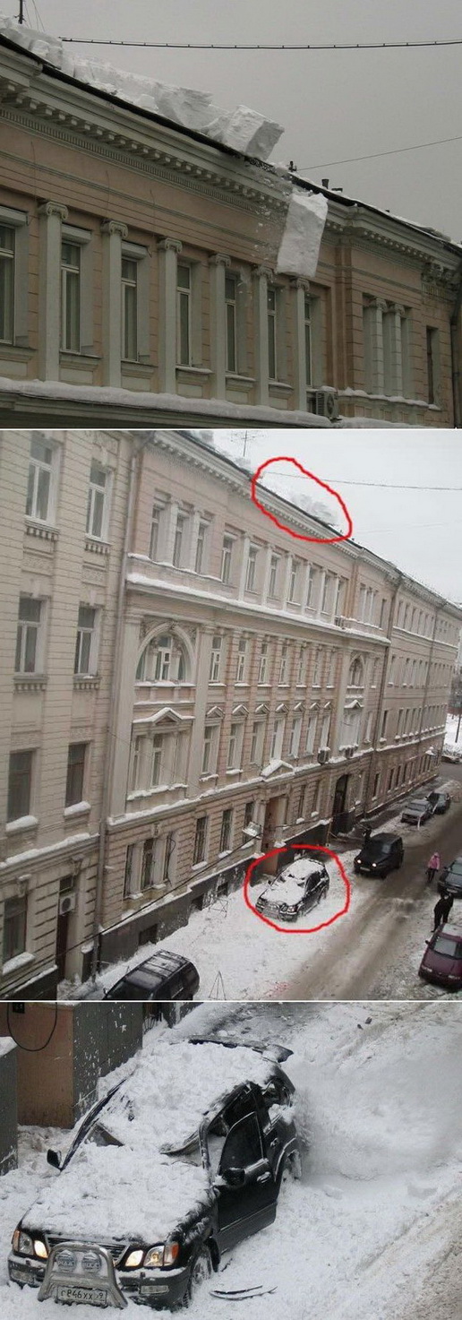 516x1473, 289 Kb / снег, крыша, джип