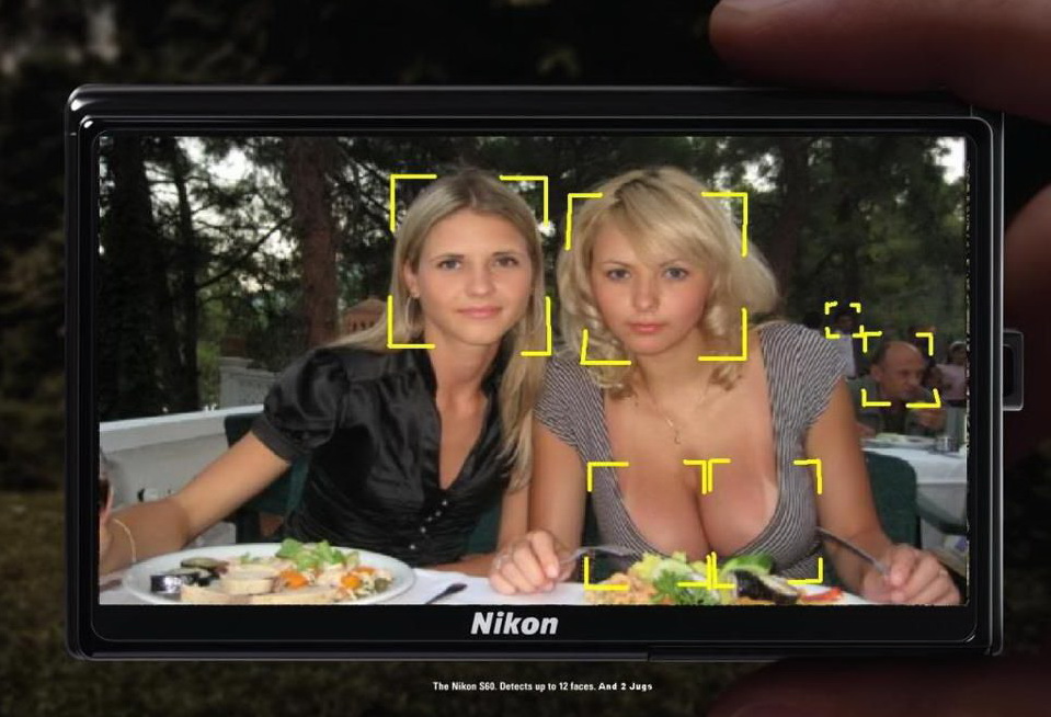 959x654, 159 Kb / никон, сиськи, распознаватель, лица