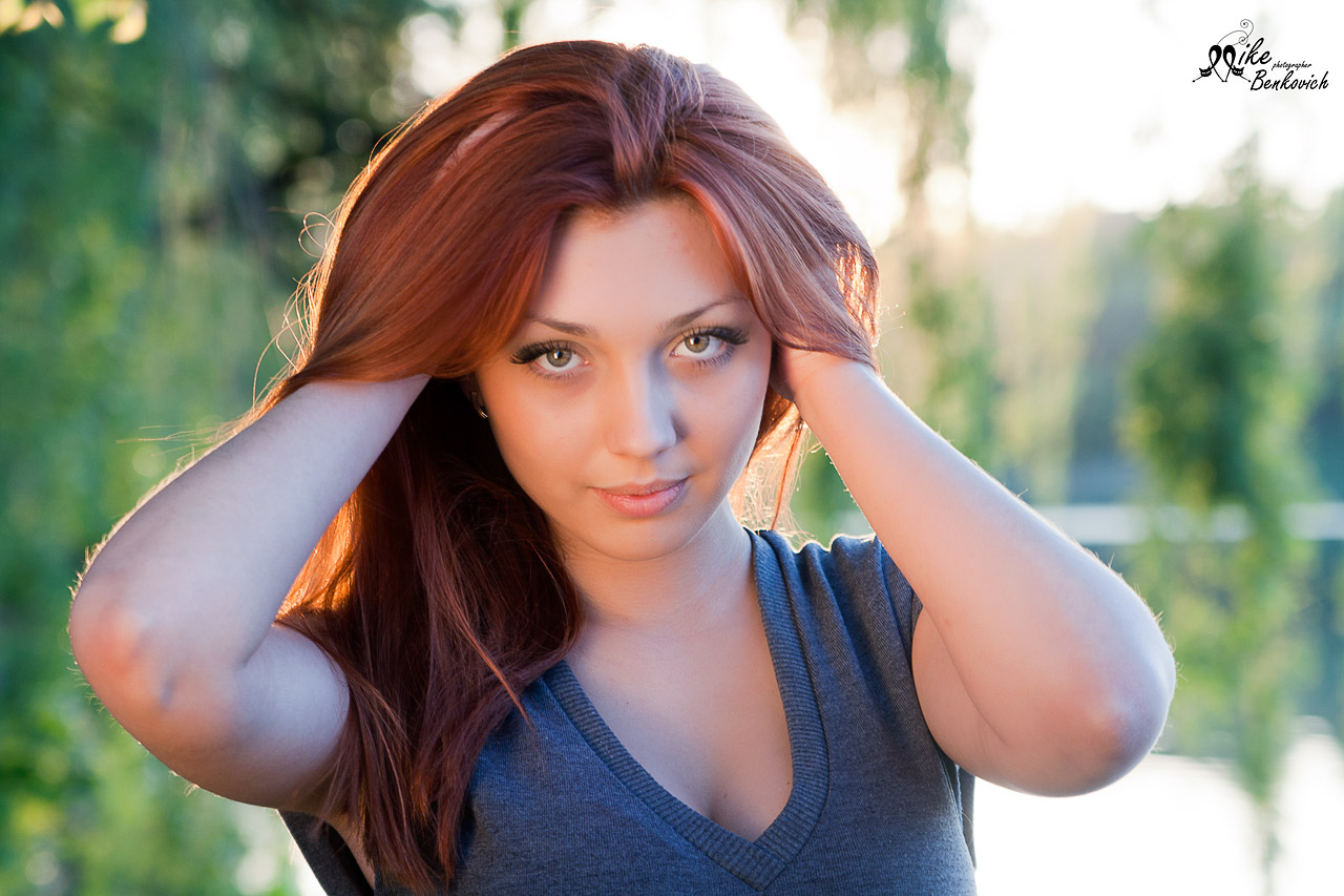 1280x853, 228 Kb / рыжая, глаза, природа