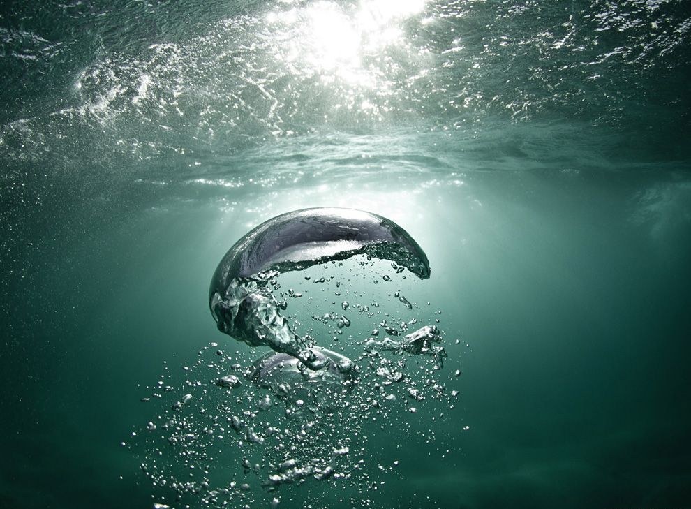 990x729, 151 Kb / свет,вода,пузырь