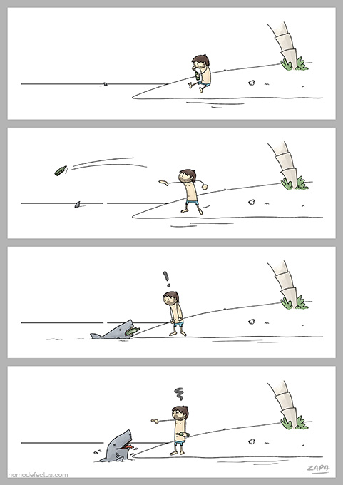 481x680, 75 Kb / акула, остров, бутылка