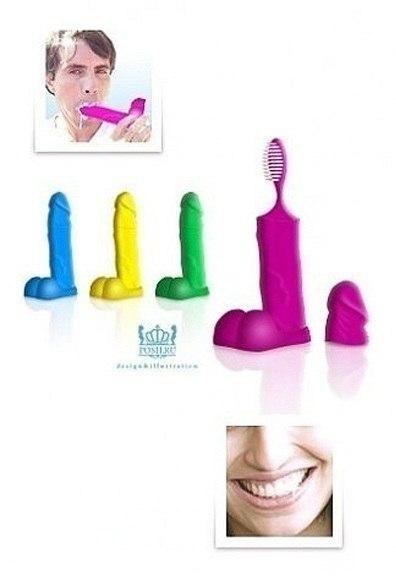 396x586, 20 Kb / зубная щетка, улыбка, фалоиммитатор