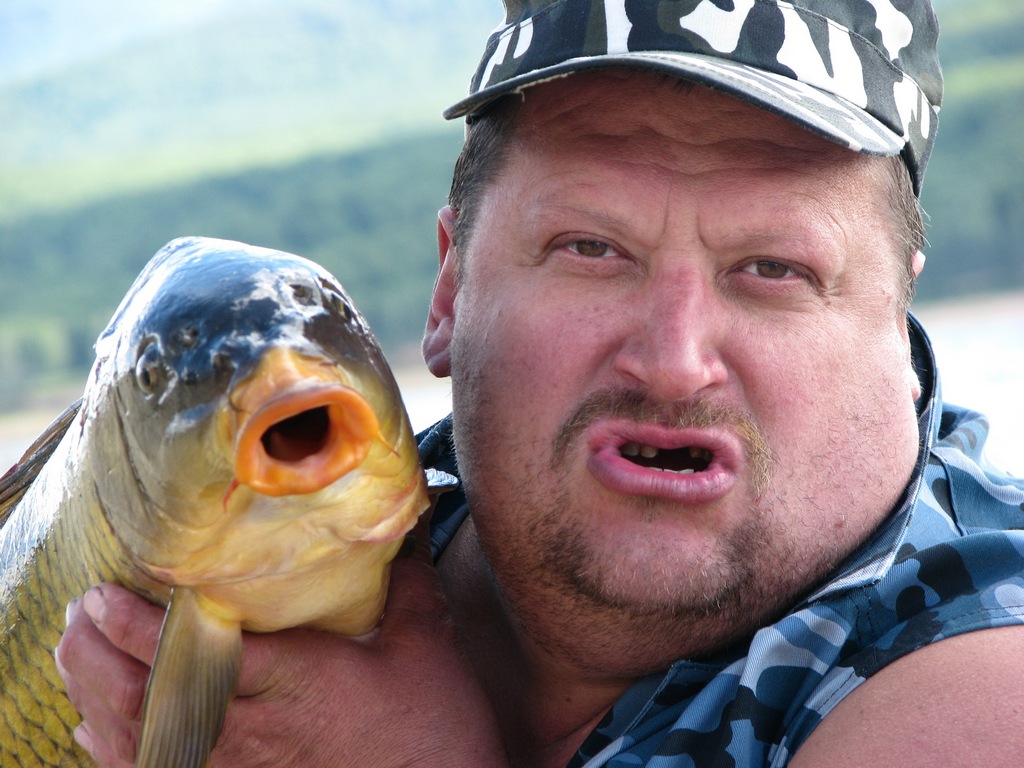 1024x768, 213 Kb / рыба, рыбак