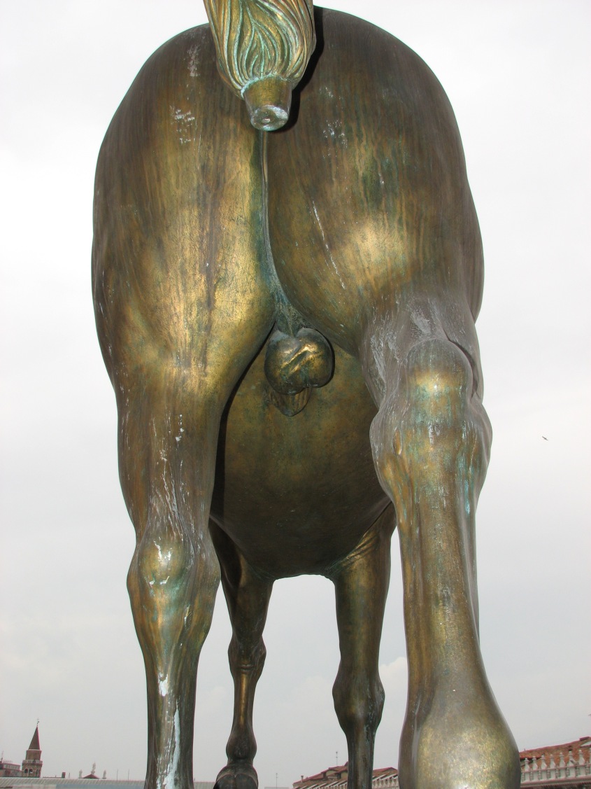 845x1127, 206 Kb / собор Сан Марко, лошадь