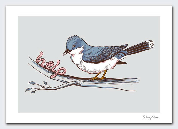 570x414, 32 Kb / черви, птица, хелп