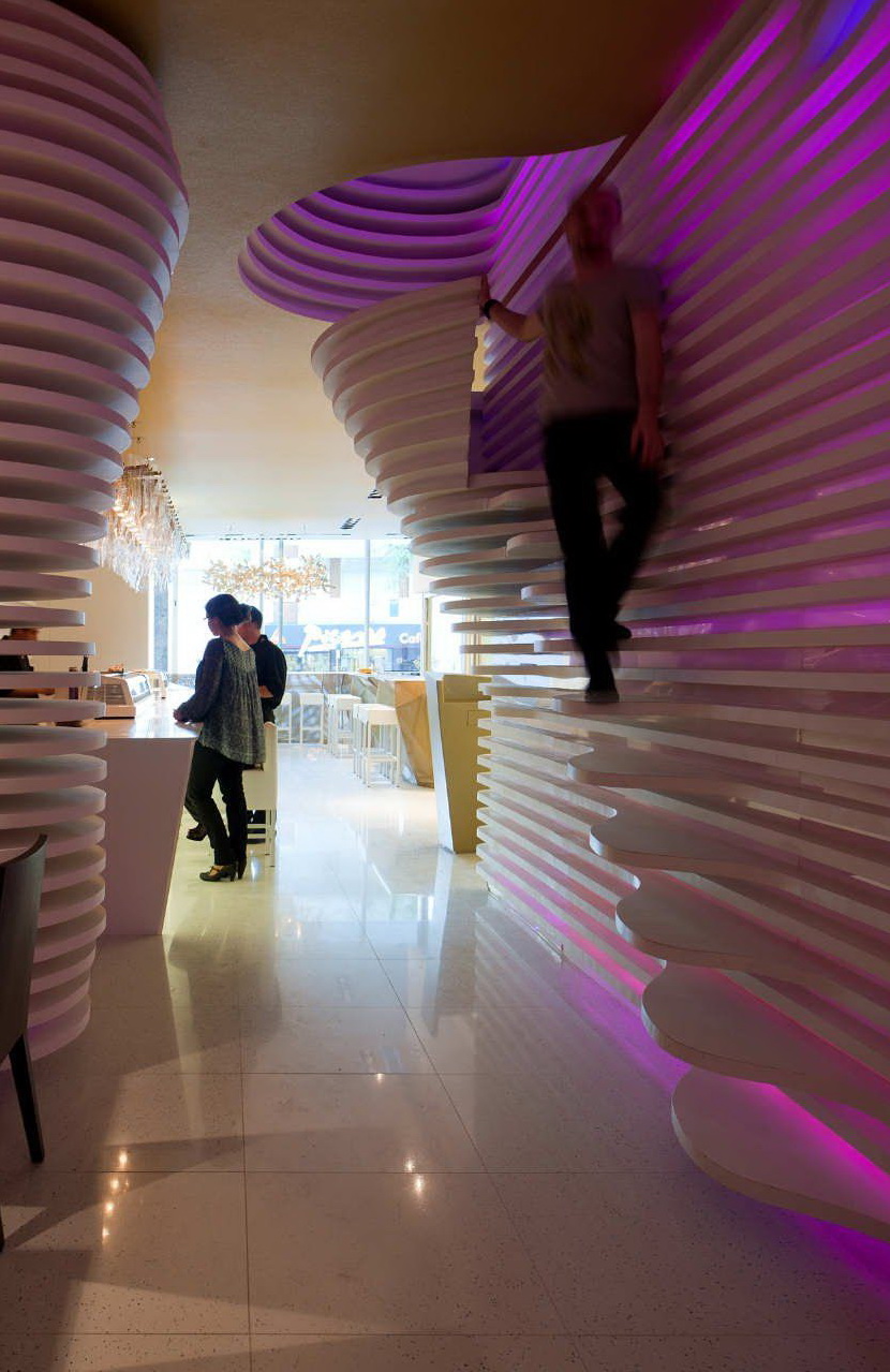 830x1279, 268 Kb / кафе, суши, лестница, бар