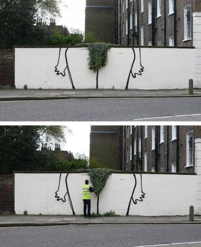 700x858, 200 Kb / куст, забор, рисунок