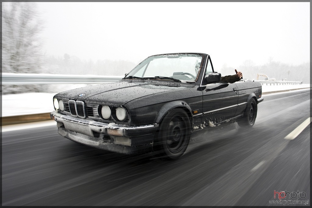 1024x683, 163 Kb / бмв, кабриолет, зима, снег, ок