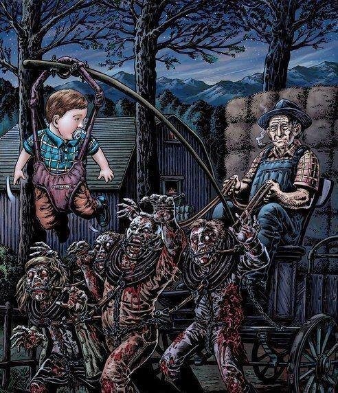 492x572, 119 Kb / добрый папо, зомбе, сопляк, деревня