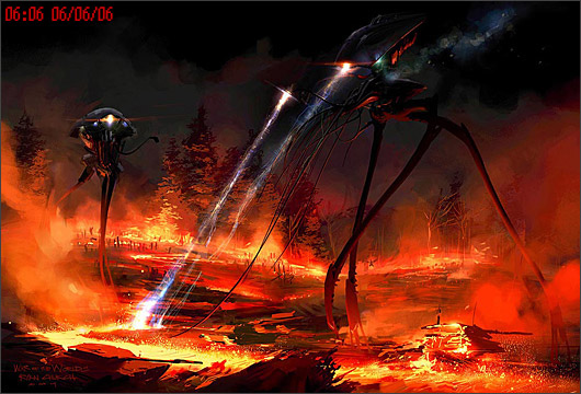 530x360, 106 Kb / война миров, триноги