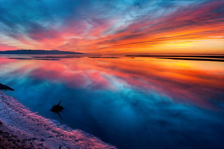 780x519, 63 Kb / закат, зарево, штиль