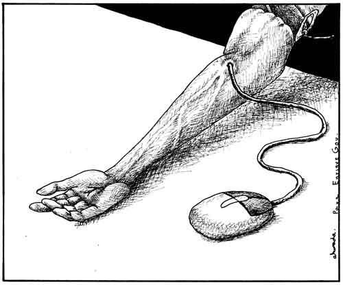 500x416, 29 Kb / мышь, стол, наркоман, компьютерный