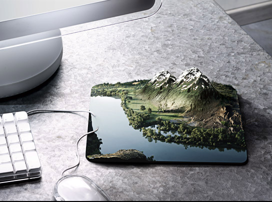 544x404, 107 Kb / коврик, мышь, клавиатура, горы