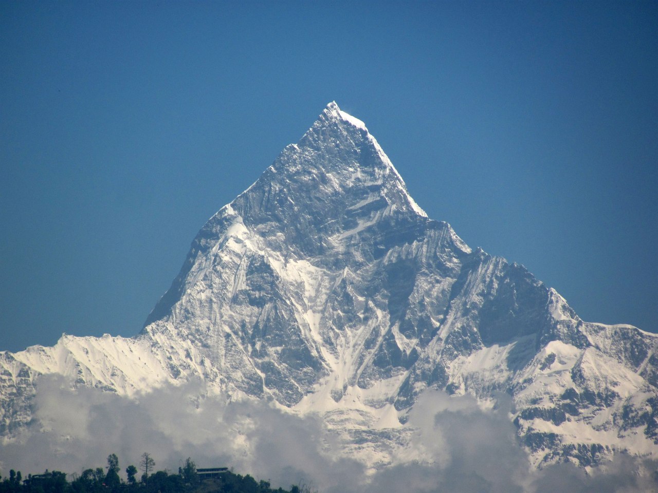1280x960, 201 Kb / гора, рыбий, хвост, непал