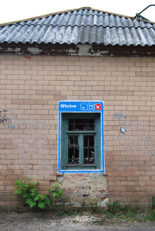 500x747, 233 Kb / стена, окно, windows