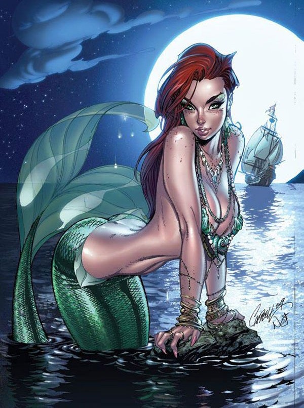 600x806, 150 Kb / русалочка,сексуальная,Ариэль