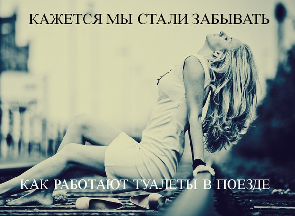 604x443, 70 Kb / девушка, рельсы, туалет, поезд