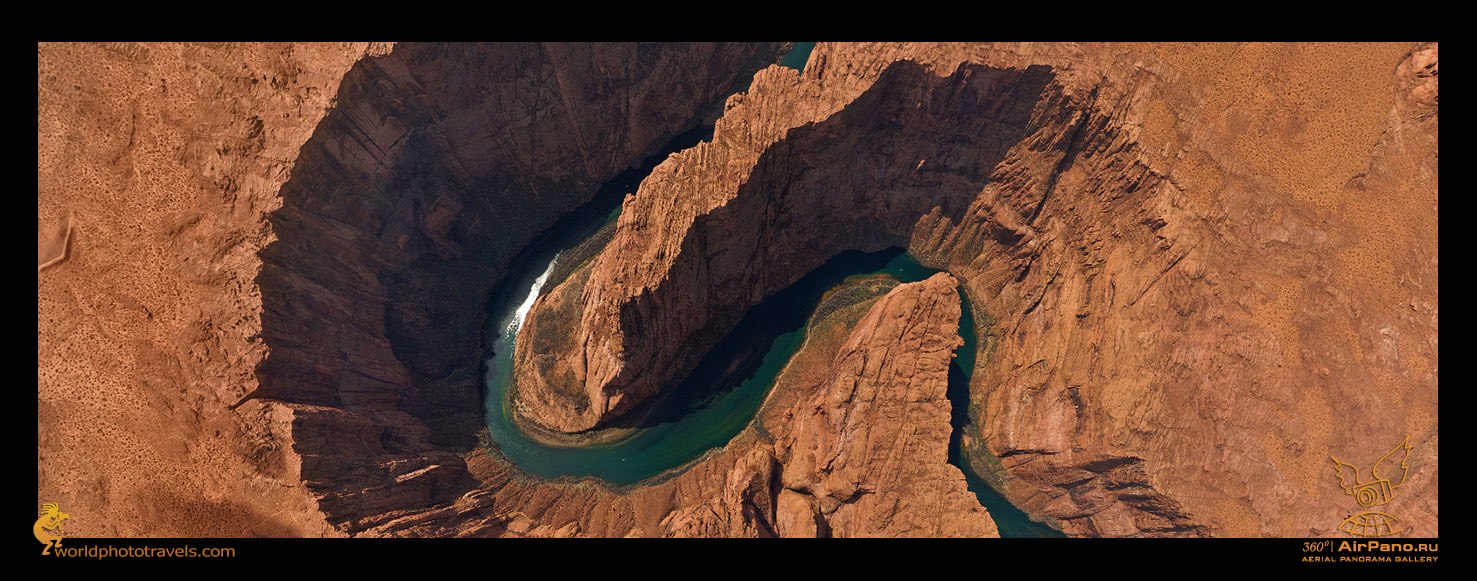 1477x581, 244 Kb / каньон, река, сверху