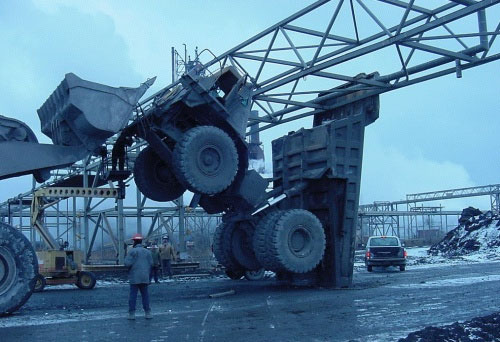 500x342, 74 Kb / самосвал, экскаватор