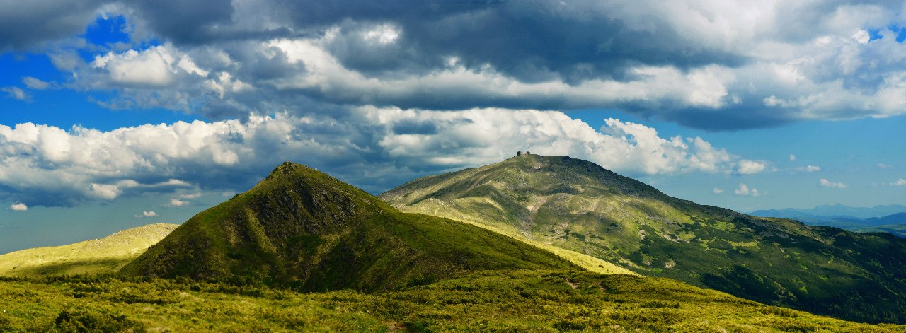 1280x471, 152 Kb / горы, облака, карпаты