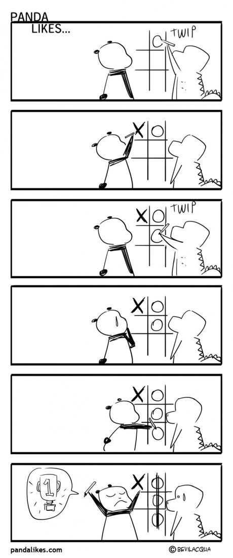 460x1101, 80 Kb / панда, крестики, нолики, победа