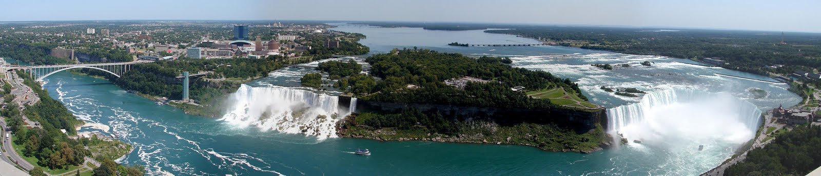 1600x343, 121 Kb / ниагара, водопад, панорама