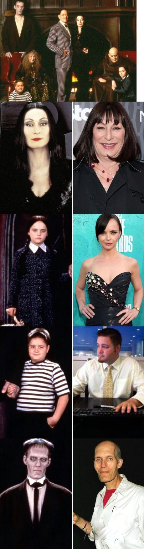 460x1756, 169 Kb / семейка, аддамс, кино, актеры, актрисы