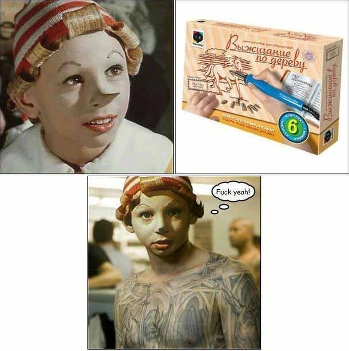 700x704, 73 Kb / буратино, выжигание