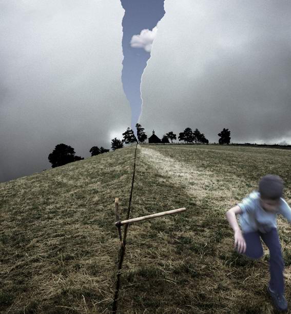 567x610, 66 Kb / Фото, мальчик, поле, дым