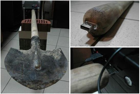 547x366, 28 Kb / лопата, usb, флешка