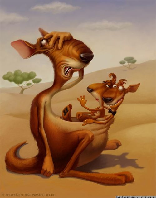 500x635, 33 Kb / кенгуру