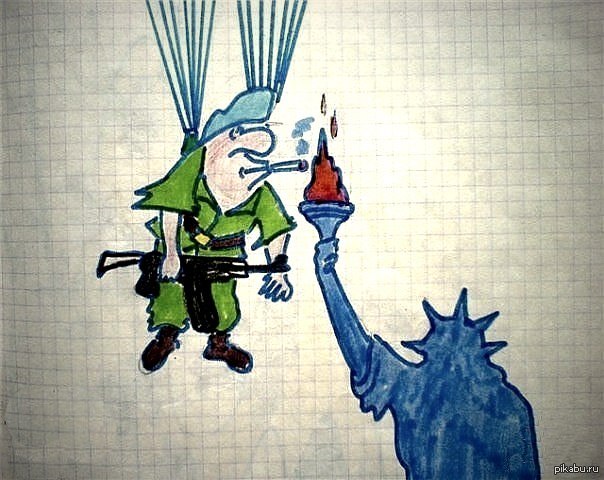 604x480, 70 Kb / вдв, статуя, свободы, огонь, сигарета