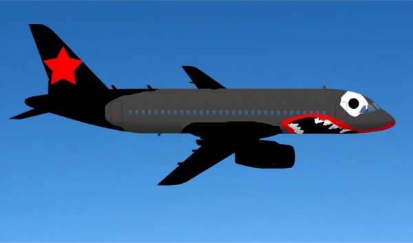 600x353, 83 Kb / раскрась, самолет, аэрофлот