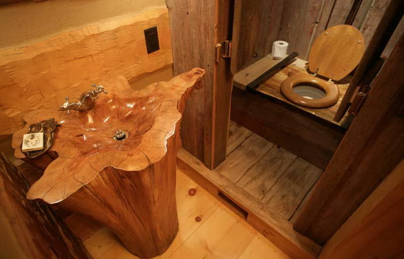 799x513, 124 Kb / уборная, туалет, раковина, дерево, массив