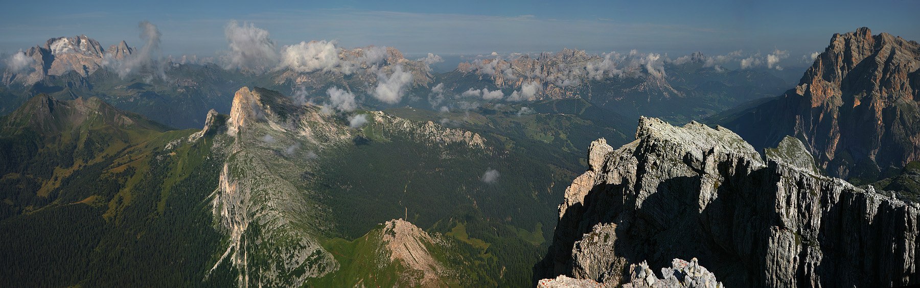 1800x564, 299 Kb / горы, скалы, облака, панорама