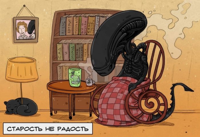 700x478, 63 Kb / чужой, старость, alien