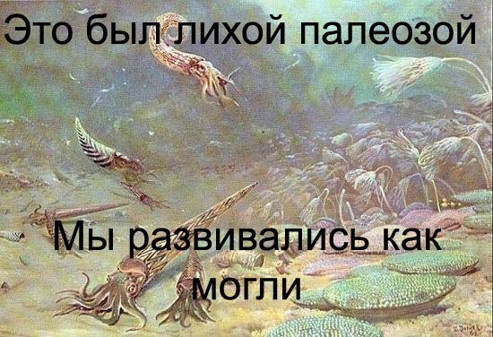 550x376, 72 Kb / палеозой, лихой, развитие