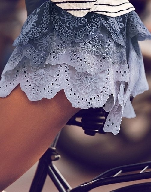 502x640, 109 Kb / велосипед, контур, кружева