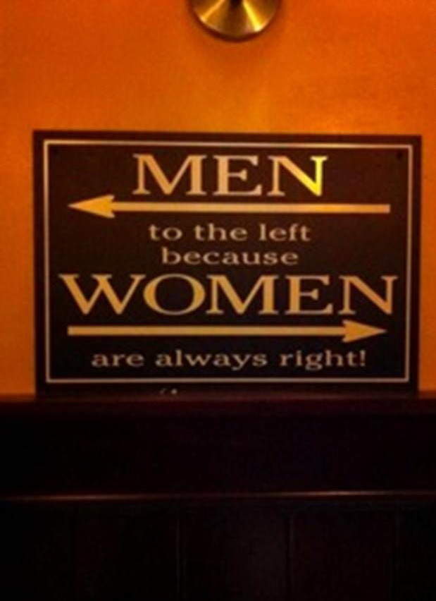 619x852, 87 Kb / мужчины, женщины, туалет, указатель