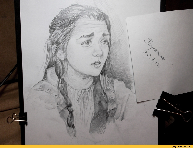 811x622, 277 Kb / арья старк, рисунок, joyreactor